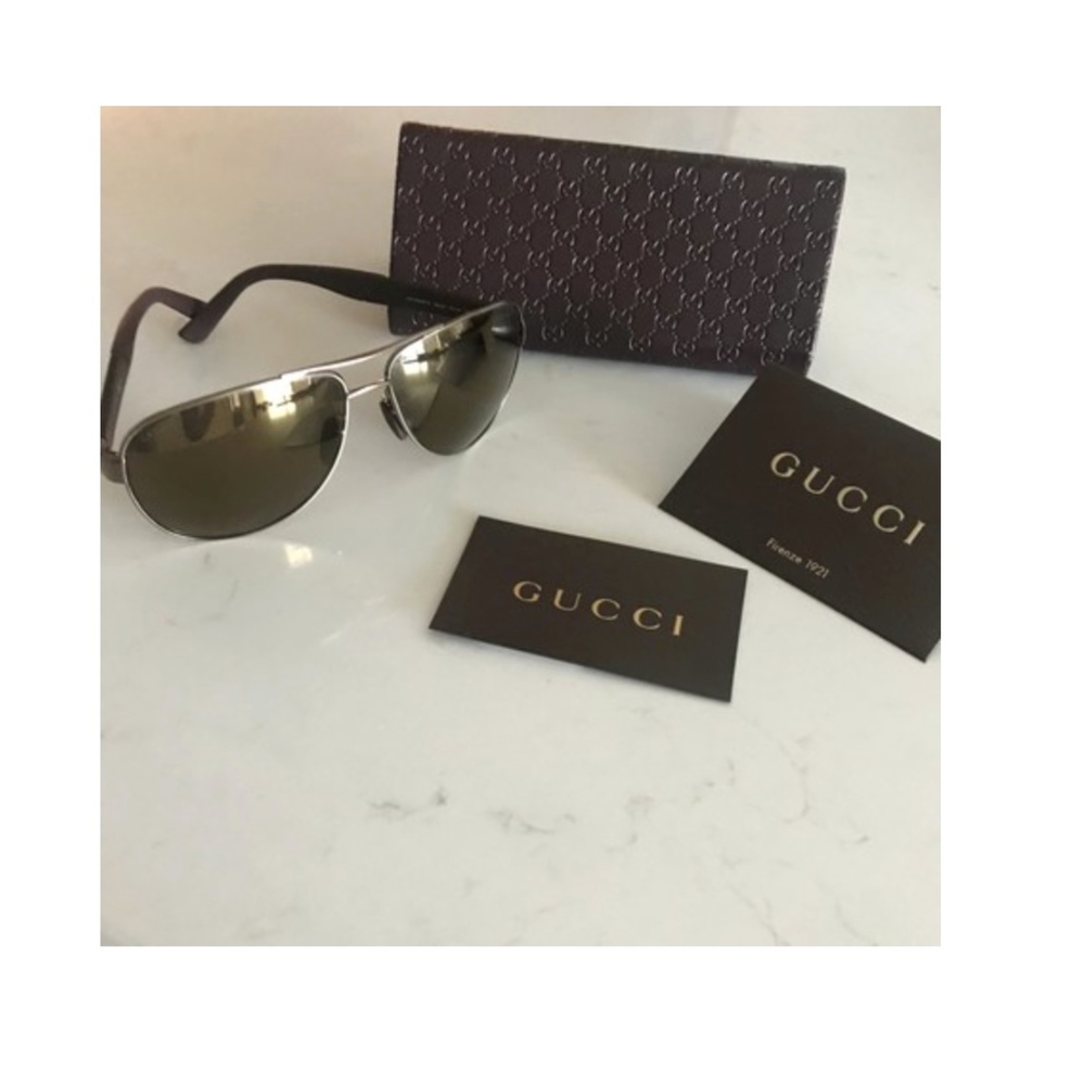 Antique Gold Dark Brown Gucci-gg 2229 /F/S 35evp S
